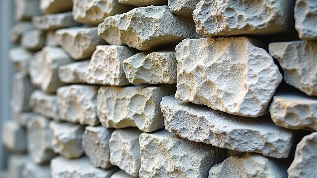 Close-up detail of weathered stone masonry showing centuries of history carved into the walls